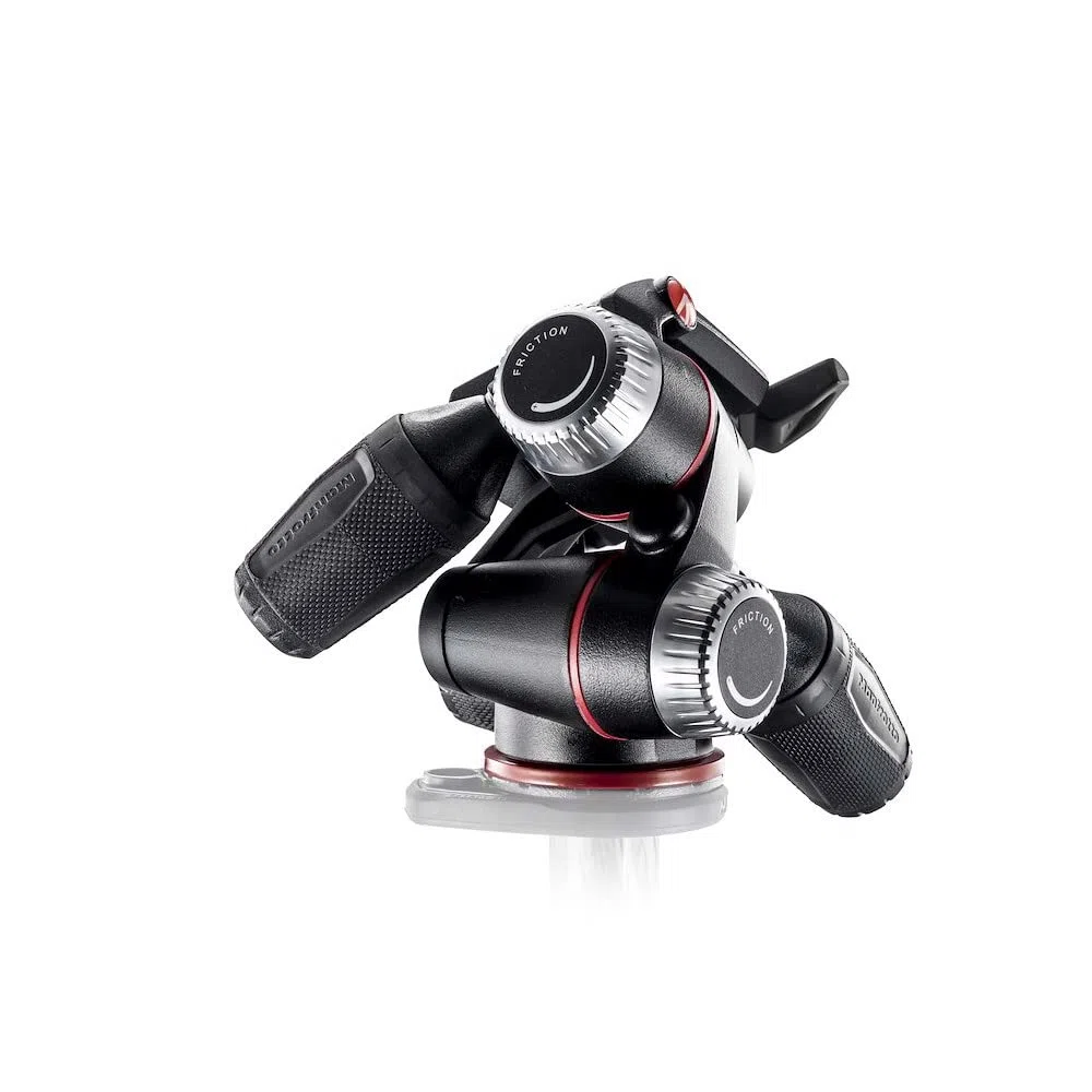 Manfrotto X-PRO 3-Wege-Stativkopf, für Kamerastative, flüssiger Kugelkopf, Kamerastabilisator, Fotografiezubehör für Inhaltserstellung, professionelle Fotografie