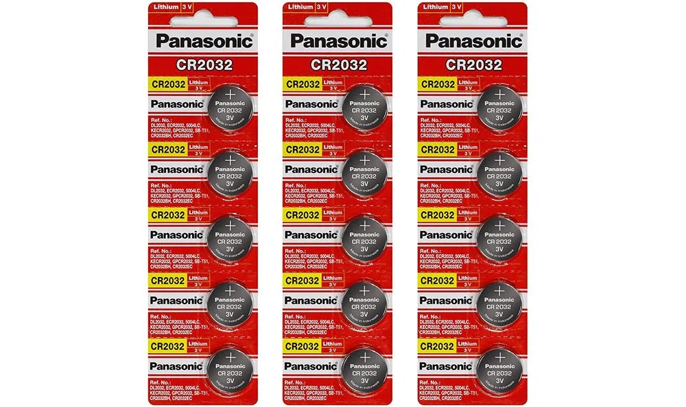 Panasonic CR2032 Lithium WNTTf 3 Volt Batterie, 5 Stück (3 Stück)