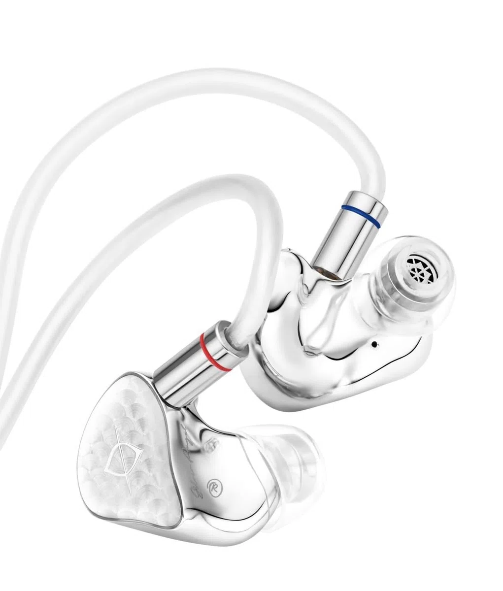 SABAJ SPA-Pro Kabelkopfhörer Hi-Res Audio Ohrhaken Kopfhörer, 11,4 mm Graphen Treiber mit Dual Magnet Tesla Coil, 5-40kHz Studio In-Ear Monitor IEMs (3,5 mm Kein Mikrofon)
