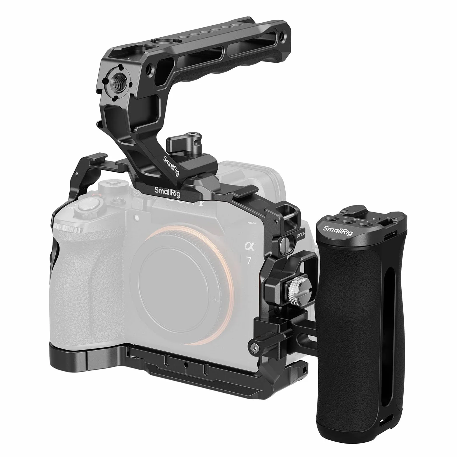 SMALLRIG A7 V / A7R V / A7 IV Cage Kit, with Obergriff/Seitengriff - 6026