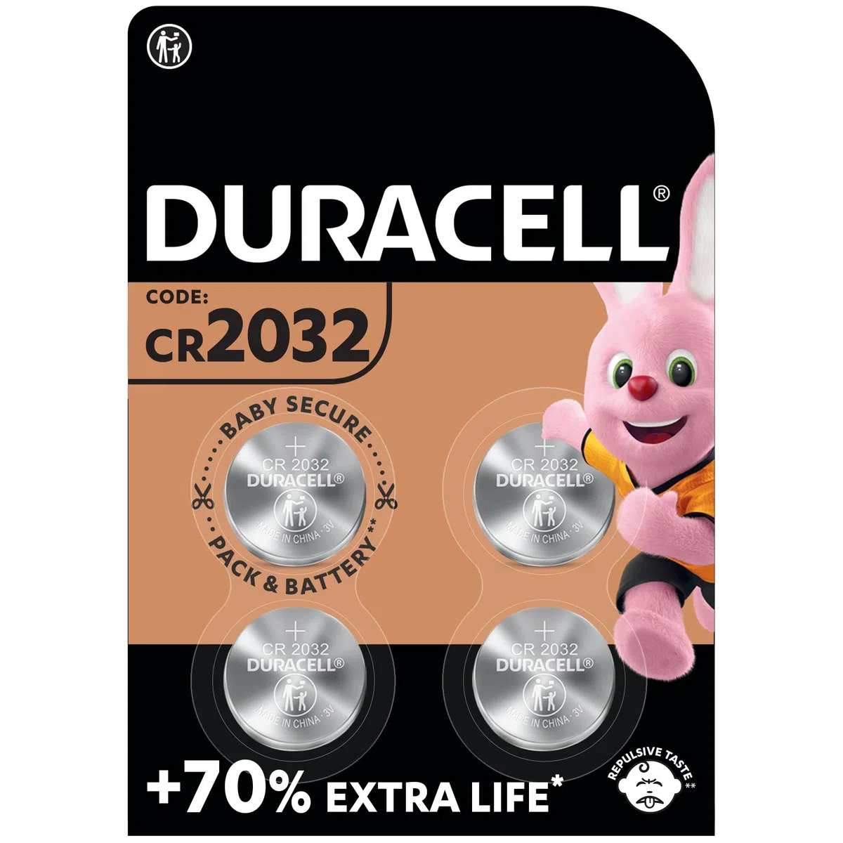 Sekonic L-208 Twinmate & Duracell Specialty 2032 Lithium-Knopfzelle 3 V, 4er-Packung, mit kindersicherer Technologie, für die Verwendung in Schlüsselanhängern, Waagen, Wearables (CR2032 /DL2032)