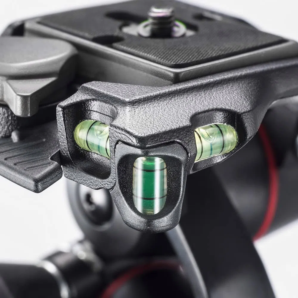 Manfrotto X-PRO 3-Wege-Stativkopf, für Kamerastative, flüssiger Kugelkopf, Kamerastabilisator, Fotografiezubehör für Inhaltserstellung, professionelle Fotografie