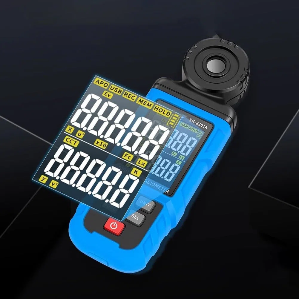 Spektral-Luxmeter 300.000 für lx CCT Messung Spektral-Luxmeter(SK-8302A)