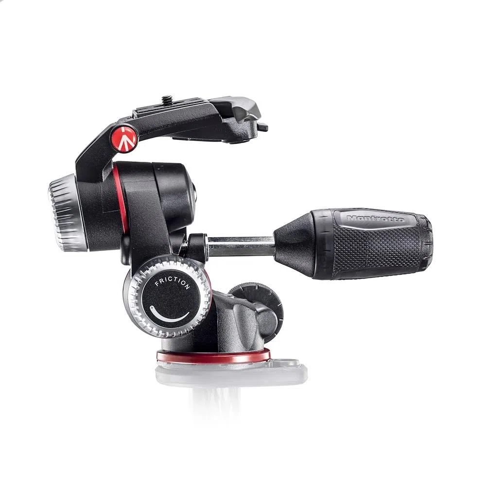 Manfrotto X-PRO 3-Wege-Stativkopf, für Kamerastative, flüssiger Kugelkopf, Kamerastabilisator, Fotografiezubehör für Inhaltserstellung, professionelle Fotografie